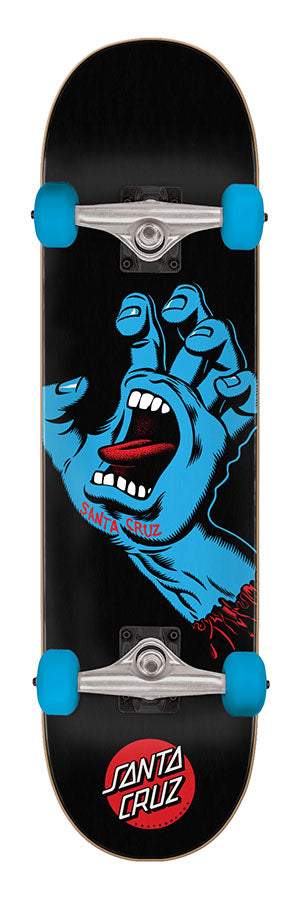 Screaming Hand Full 8.00in x 31.25in Santa Cruz Skateboard Complete