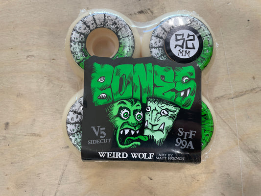 BONES WEIRD WOLF 52 V5 SIDECUT STREET TECH FORMULA 99A