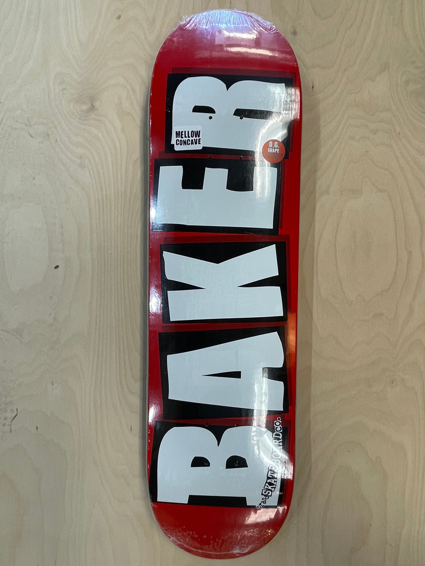 BAKER Brand Logo White Deck 8.25