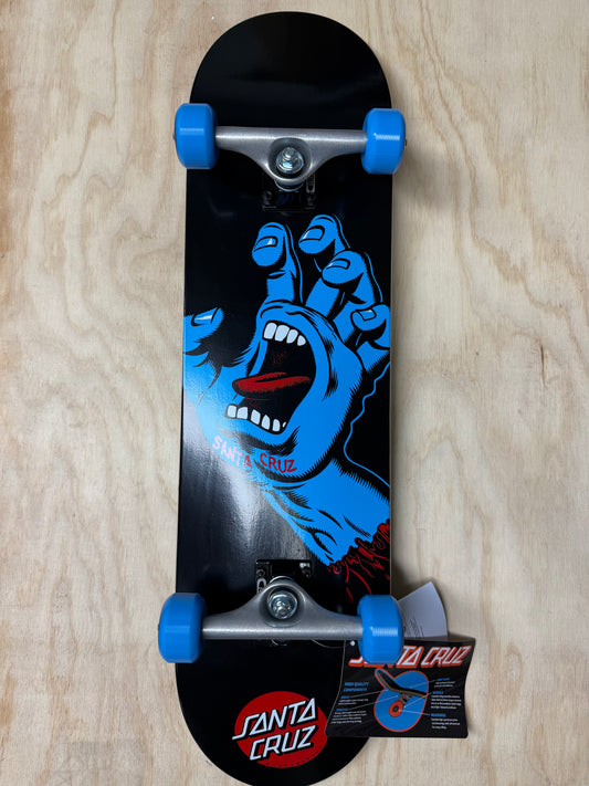 Screaming Hand Full 8.00in x 31.25in Santa Cruz Skateboard Complete