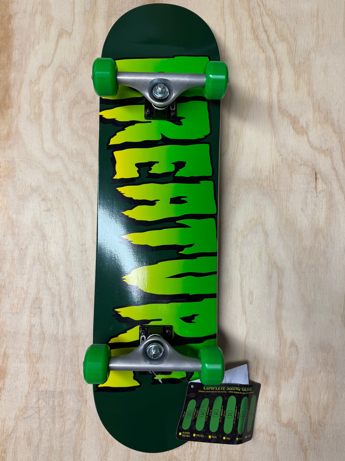 Logo Full 8.00in x 31.25in Creature Skateboard Complete