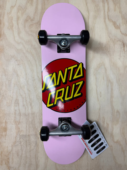 Classic Dot Micro 7.50in x 28.25in Santa Cruz Skateboard Mini Complete