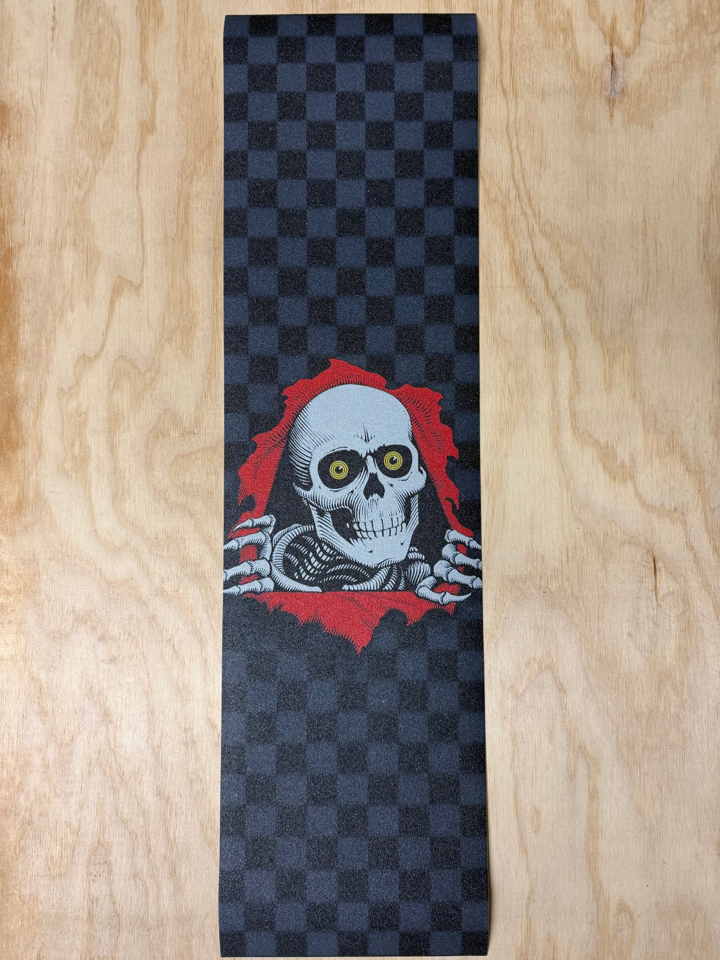 Powell Peralta Grip Tape Sheet 9 x 33 Ripper Checker (Black)