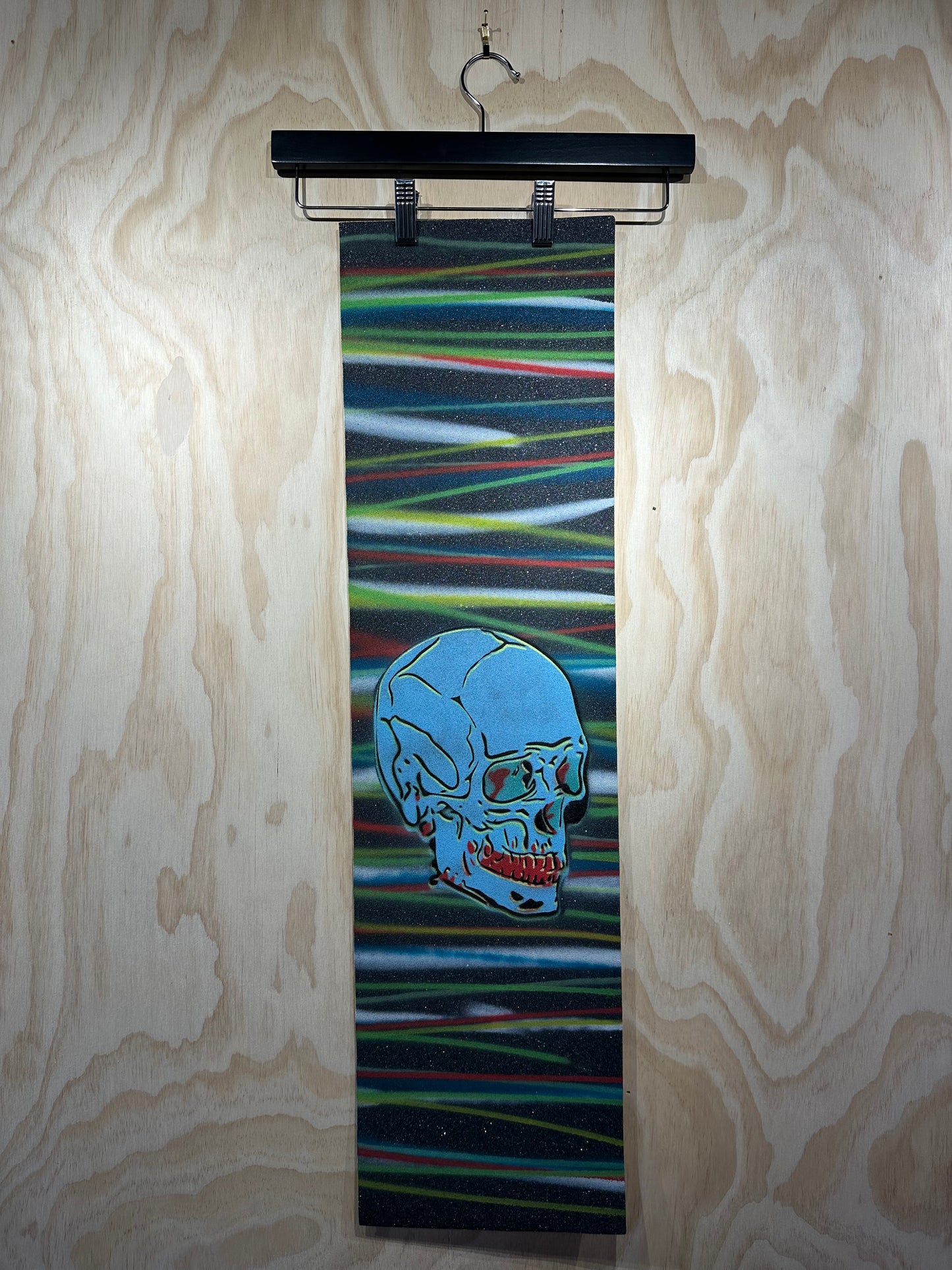 Moblow Griptape Side Skull Lines Blue