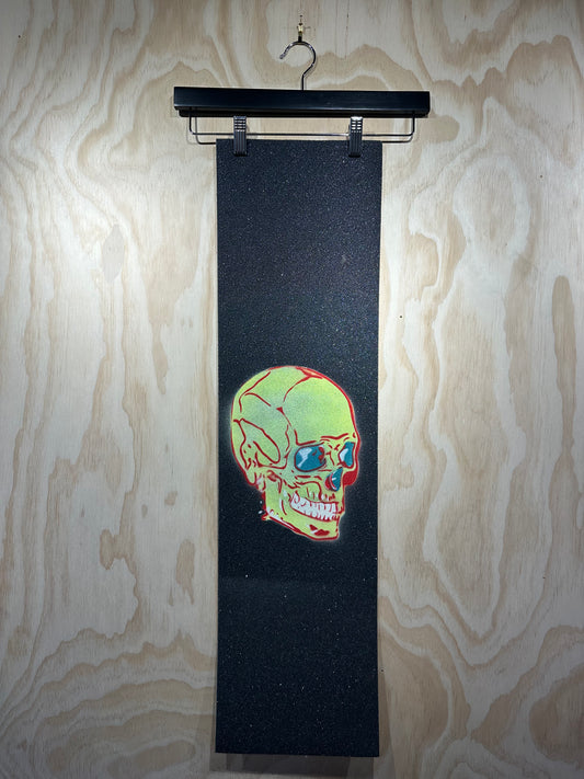 Oblow Griptape Side Skull Green Red