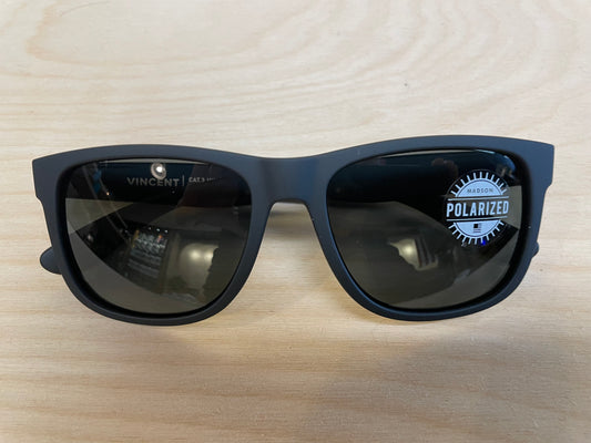 VINCENT Black on Black / Grey Polarized